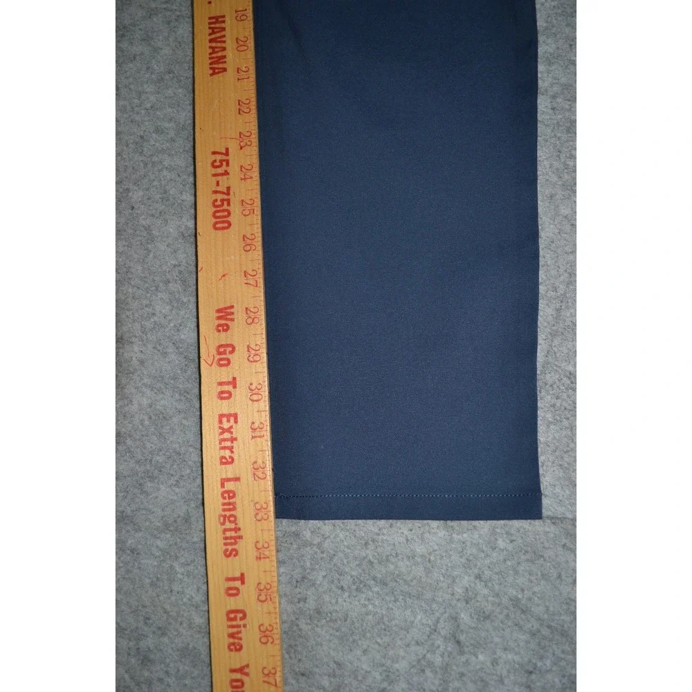 Tommy Bahama Island Zone Performance Pants Men 38x33 Tag-36x34 Navy Blue Stretch